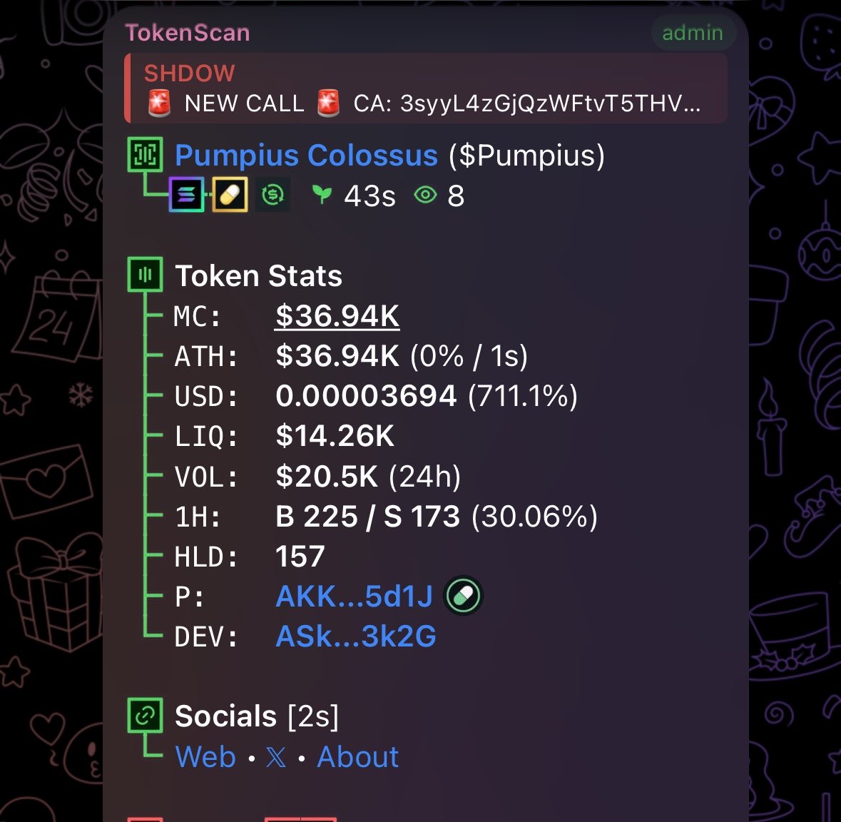 Shdow_Sol's tweet photo. Ca; 

3syyL4zGjQzWFtvT5THVD9n9CgHDK152jDbeKeXQpump https://t.co/RCg4jgOmVf