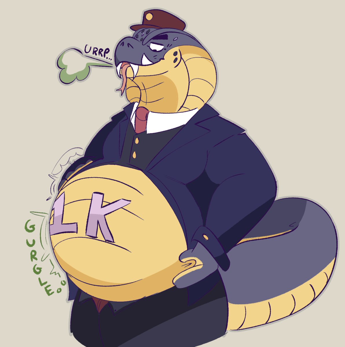 SabertoothPuma's tweet photo. snake found fat bro https://t.co/3LhsCQUTom