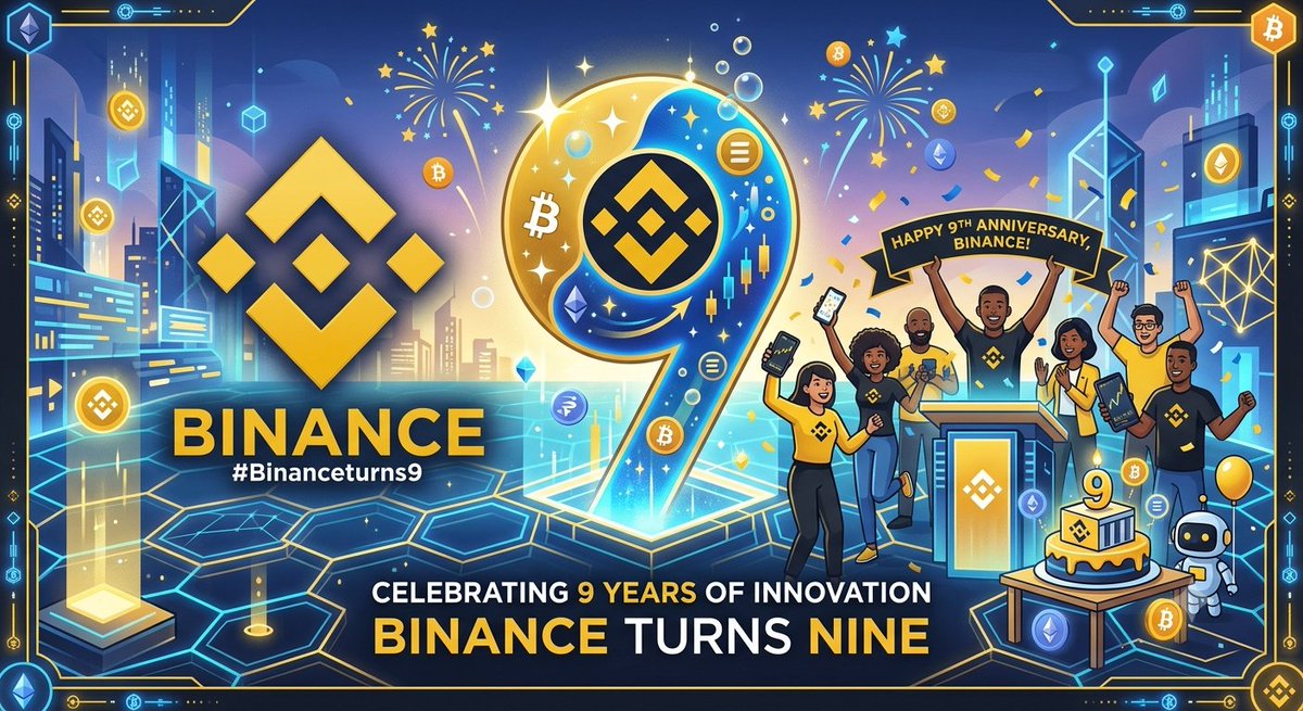 asad_fire22's tweet photo. #Binanceturns9
Binance Turns 9 - Built By You https://t.co/H8BQeu69jc https://t.co/qKNMn5qVNR