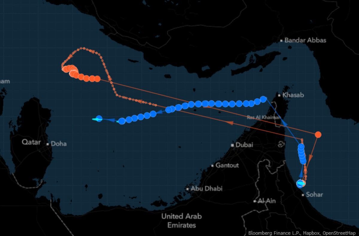 last_coverage's tweet photo. Just in: 

🇺🇸🇮🇷 2 massive oil supertankers just cruised straight through the Strait of Hormuz on a U.S.-protected route… while the whole region is lighting up again.

Same company owns both... now that's a ballsy move.

Writer: Claudio https://t.co/Xe4LRFmkUz