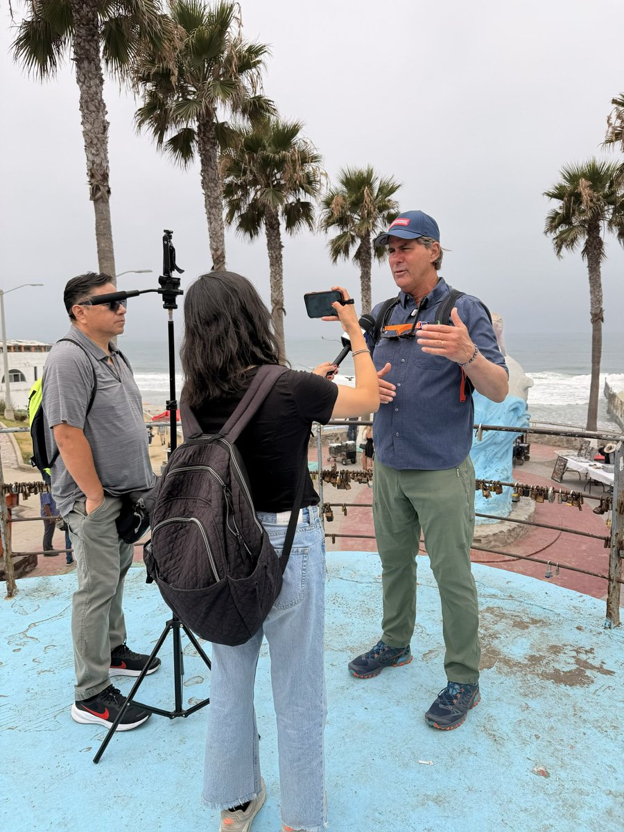 sergededina's tweet photo. Yesterday @WILDCOAST @sierraclubsd @PronaturaNoroes @4wallsintl held a press conf demanding that new trade agreements between US-MX address TJ River pollution crisis. https://t.co/x6wxOBaOrB