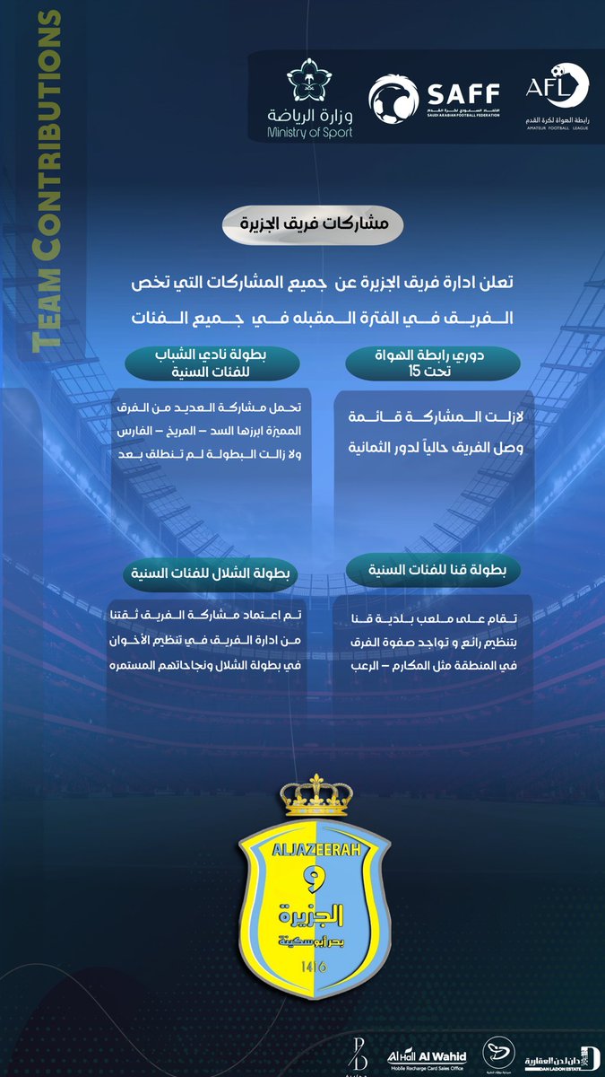 JZH8's tweet photo. 🔴 مشاركات فريق الجزيرة  💛🩵
#الجزيرة_خميس_البحر
#بحرابوسكينة
#خميس_البحر
#محايل_عسير https://t.co/P5dRcHGm8j