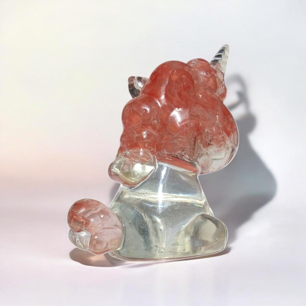 LoveBathBombs's tweet photo. Cherry Quartz Roselight Unicorn is a radiant, heart-led creation crafted to glow with soft rose warmth and gentle, uplifting energy. With its rosy cherry-quartz tones and luminous finish, this unicorn brings a comforting sense of calm while encouraging self-love https://t.co/ycHjYVF7We