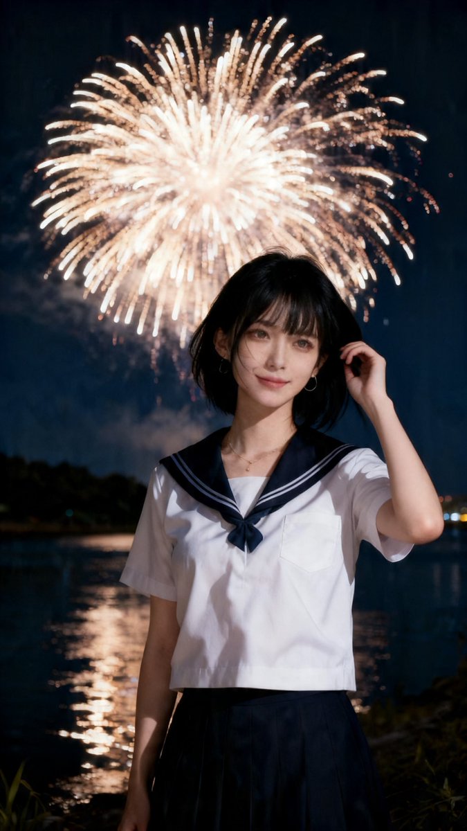 TadiStudio's tweet photo. #AI夏のいきなりJK祭2026

SIORIとの夢のような夏のひととき。
特別な祭り衣装、温かい雰囲気、そして魔法のようなAIの世界を楽しんでください。

    #AIart https://t.co/ASkMZptzxr