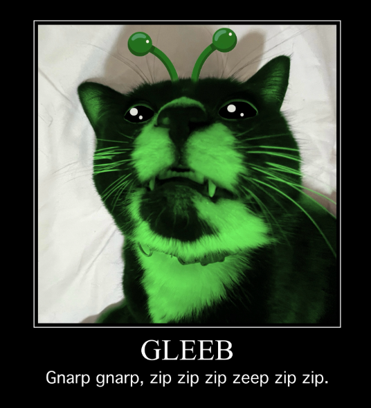zhest4u's tweet photo. I just found the next alien type glorp cat gleeb famous cat page just posted a new variant of an alien cat that is gaining a ton of traction
https://t.co/L7wb7XQvgF
the simple animal runner we need  dex and comm at 20k https://t.co/phps5T0XH7