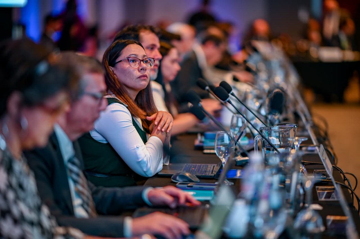 Banguat's tweet photo. La primera sesión de la segunda jornada de la XVIII Reunión del #CAPTAC-DR permitió a las autoridades intercambiar experiencias y reflexionar sobre la importancia de fortalecer las estadísticas macroeconómicas como un insumo para la toma de decisiones en cada uno de sus países, reconociendo que la cooperación regional y el intercambio de buenas prácticas son fundamentales para avanzar hacia sistemas estadísticos cada vez más sólidos, comparables y alineados con los estándares internacionales.