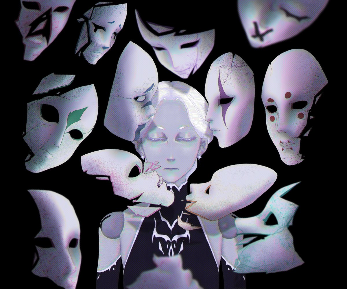 MothPrincessN's tweet photo. "The Masquerade Cycle"

———————✧———————
#art #krita #oc #ocart #digitalartㅤㅤㅤㅤ #sketch #render #pose #reference https://t.co/2OTcmWdvnK
