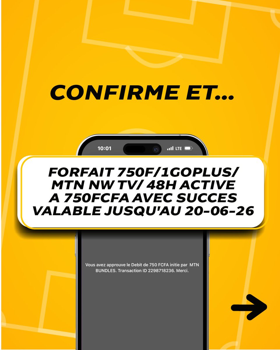 MTNBenin's tweet photo. Pas question de manquer le coup d'envoi parce que l'activation te donne du fil à retordre ! 😅
On t'a facilité la tâche : suis simplement les étapes et profite des plus grands moments du football sans interruption.
Le match t'attend, sois au rendez-vous !
#MTNBenin #MTNTV #NewWorldSport #FootballTime #ToutDonnerEnsemble