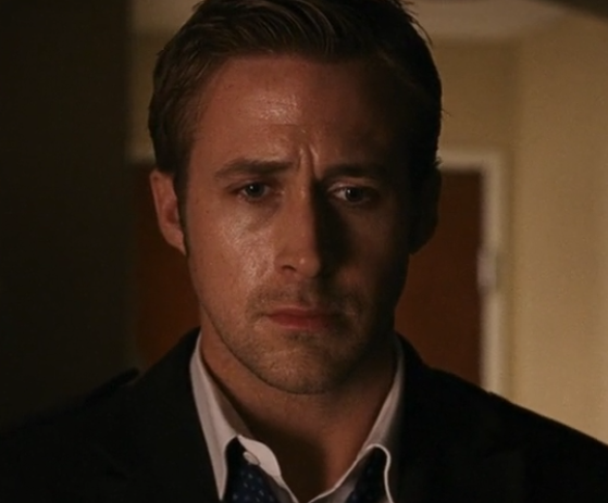 sblimeinvention's tweet photo. ryan gosling you are so gorgeous when youre sad. https://t.co/yXUin5eMI7