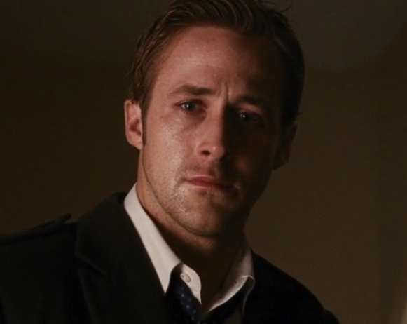 sblimeinvention's tweet photo. ryan gosling you are so gorgeous when youre sad. https://t.co/yXUin5eMI7