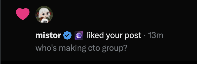 sshulud's tweet photo. hello ser @mistor will you support CTO? https://t.co/NfD6iVicyy