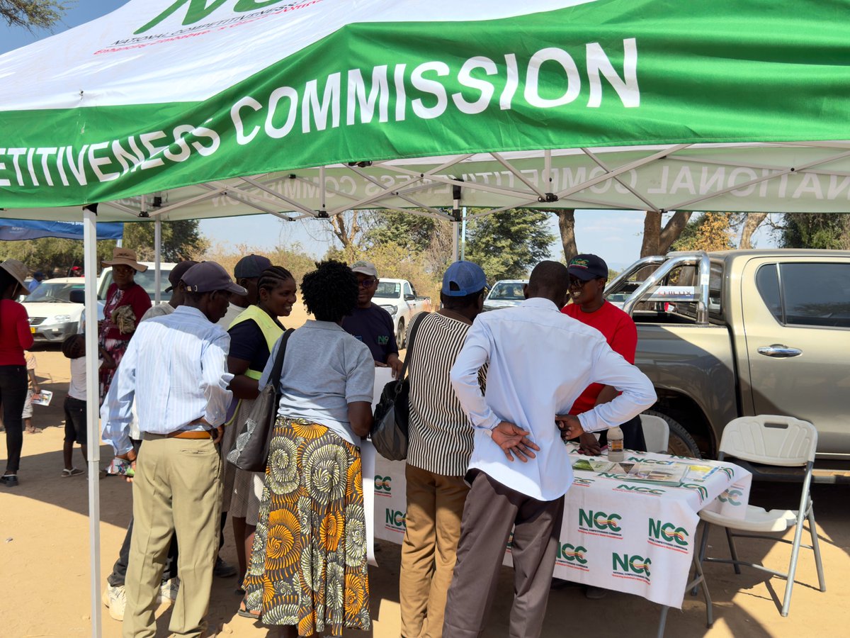 ncczimbabwe's tweet photo. Catch us tomorrow at Ruyamuro Growth Point, Guruve, with National FM as we continue spreading awareness about NCC and its mandate.

Bringing NCC closer to the people.

#NCCZimbabwe #CompetitivenessZim https://t.co/PkPt0FlU2f