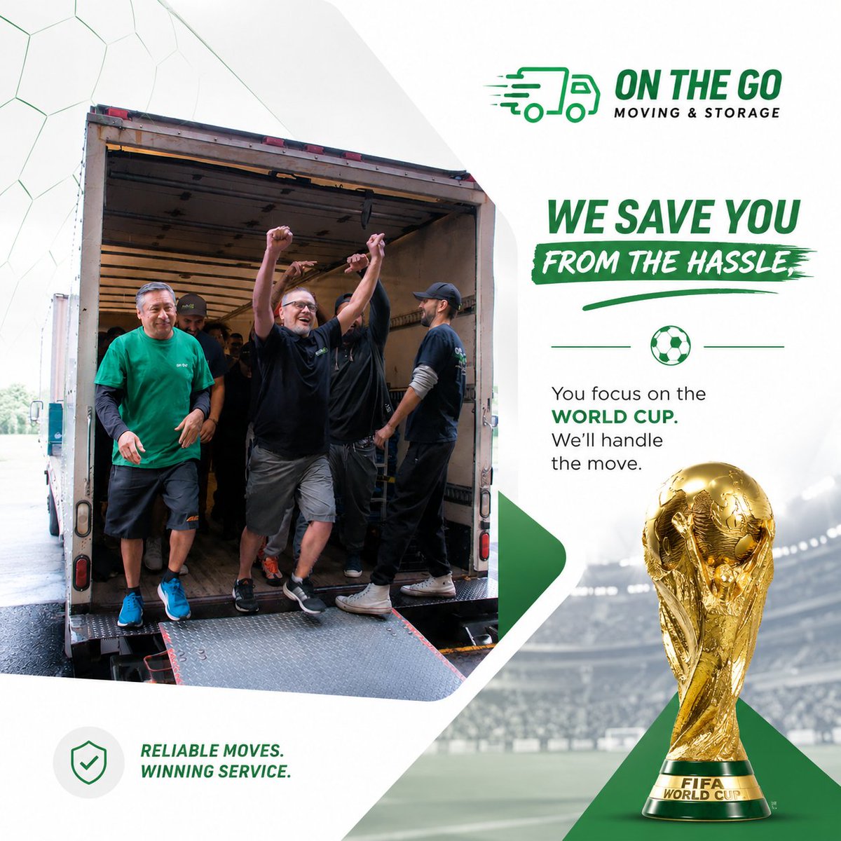 onthegomoving's tweet photo. ⚽️ The World Cup is here, let the only thing you worry about be the final score.

Get your FREE quote today at https://t.co/f8ReZj0NPb

#OnTheGoMoving #WorldCup #MovingCompany #LocalMovers #SeattleMovers #RedmondMovers #MovingServices #StressFreeMoving #MovingAndStorage https://t.co/wnaxoo2z9t