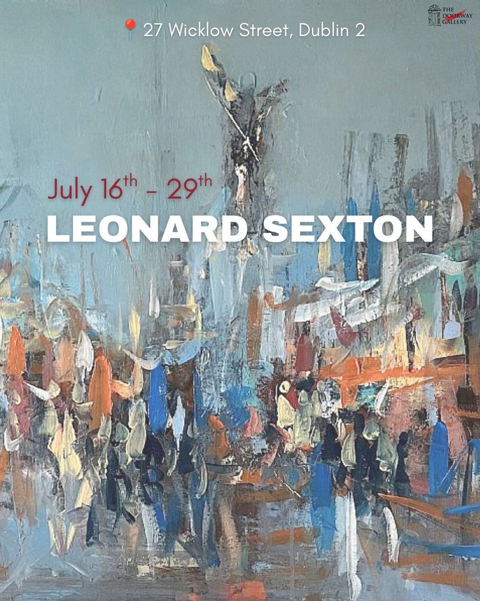 doorwaygallery's tweet photo. Leonard Sexton’s show opens in a week’s time⏰

Mark your calendars and visit us from July 16th to 29th to enjoy his new collection of work🎨🖌️

#leonardsexton #soloexhibition #thedoorwaygallery #gallerygem #thingstodofree https://t.co/kHu3aZTiqG