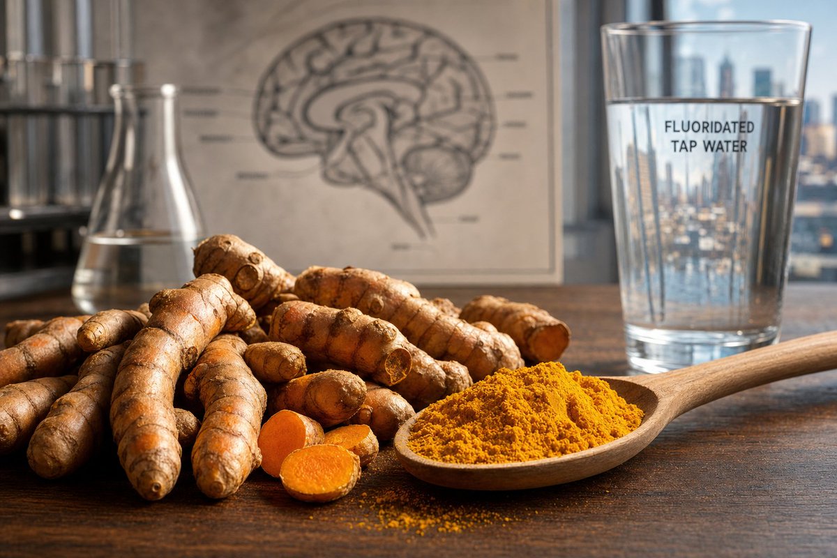 sayerjigmi's tweet photo. What began as a story about curcumin’s protection against fluoride-induced brain damage opens into a deeper revelation: turmeric’s essential oils may help awaken the brain’s regenerative intelligence.

https://t.co/dyHdQCOHaJ https://t.co/vf48E61sLD
