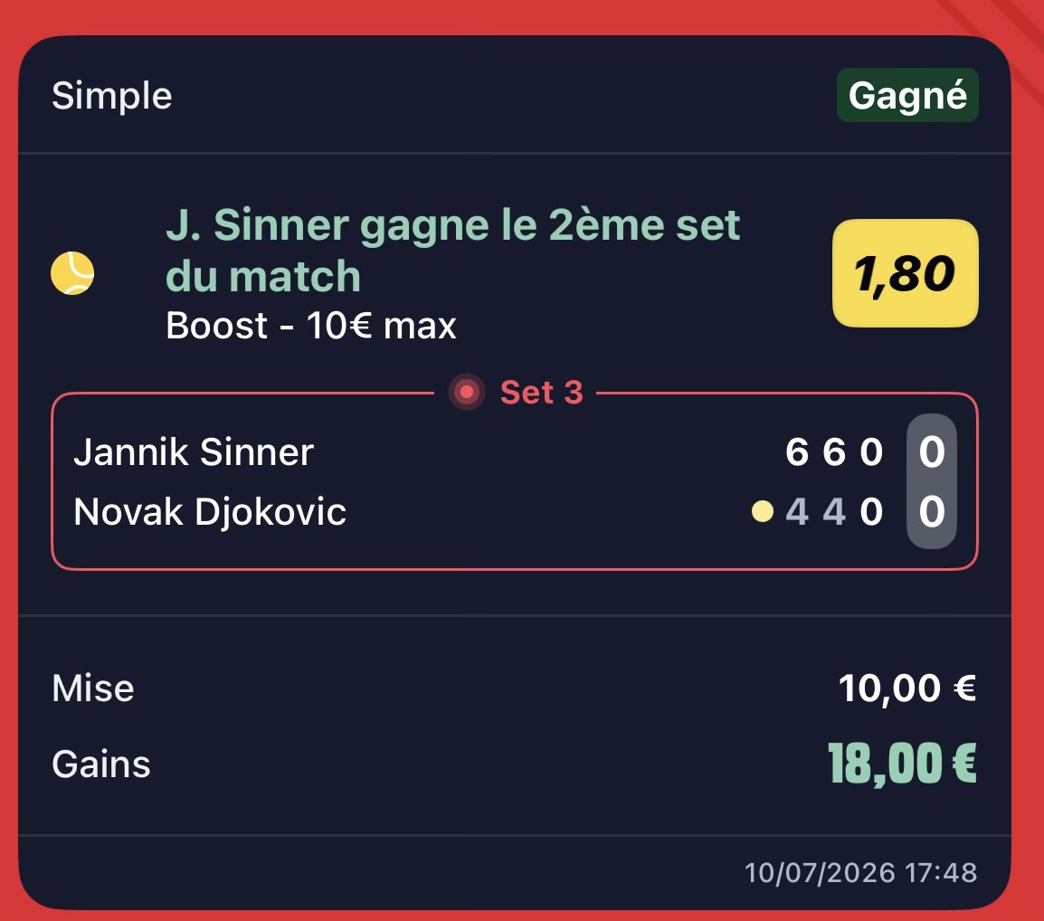 LaTeamBDT's tweet photo. Validé ✅

Par contre c’est assez fou, dès qu’on va parler positivement d’un bookmaker comment ça peut attirer du hate account ! 

Pas comme si on avait un article ou des posts « contre » chaque site depuis des années ☺️

Il faut savoir rester mesuré messieurs ! https://t.co/rn2lANHXln