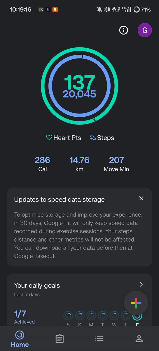 its_samraj's tweet photo. No step data is found after completing 20k steps. I got code for completing 15k steps. But I didn't used it. Coz I need the 20k step gift. 

Now it shows no step data found. What is the issue? @Lenskart_com https://t.co/bpNIZfnzjt