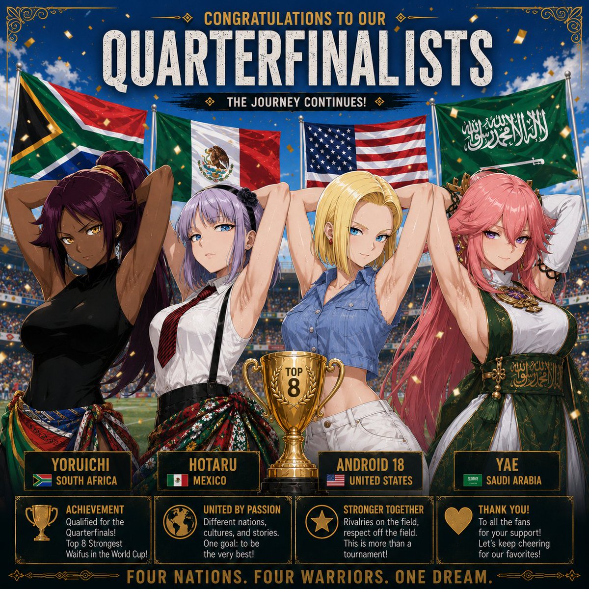 kuruminhapits's tweet photo. Those are all the 8 girls qualified !

Vote for your favorite waifu on my Instagram:

https://t.co/DtMLXgNuco

#腋 #armpits #脇 #anime #animes https://t.co/2Q9rSBub67