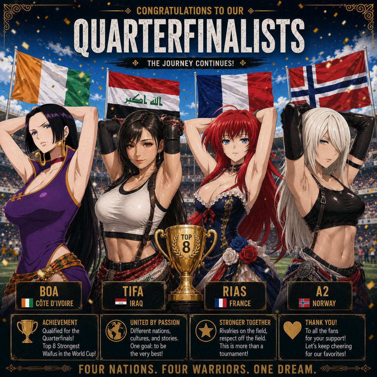 kuruminhapits's tweet photo. Those are all the 8 girls qualified !

Vote for your favorite waifu on my Instagram:

https://t.co/DtMLXgNuco

#腋 #armpits #脇 #anime #animes https://t.co/2Q9rSBub67