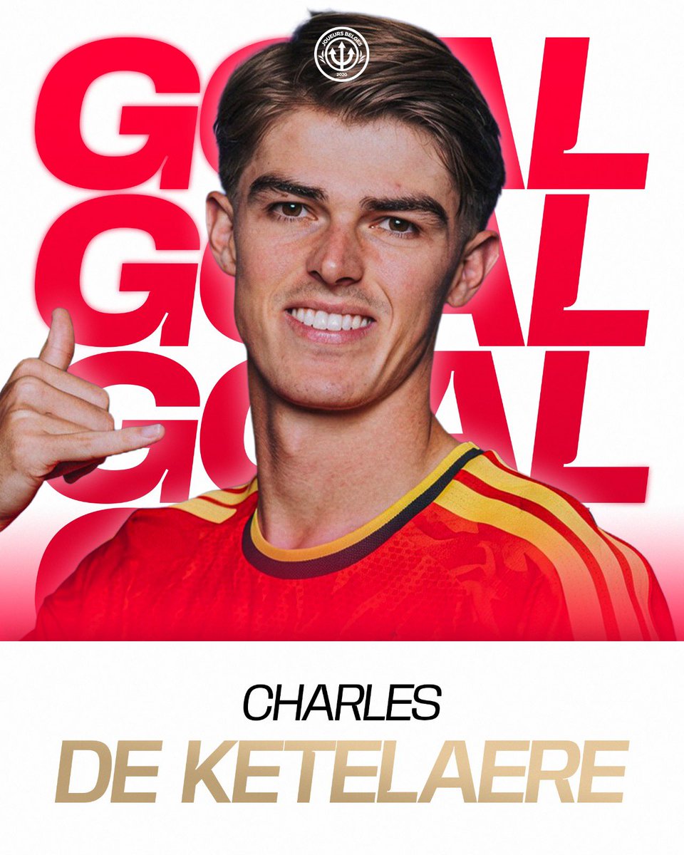 JoueursBE's tweet photo. CHARLES DE KETELAERE QUI EGALISE POUR LA BELGIQUEEEEEEE E https://t.co/lQED8bxt4X