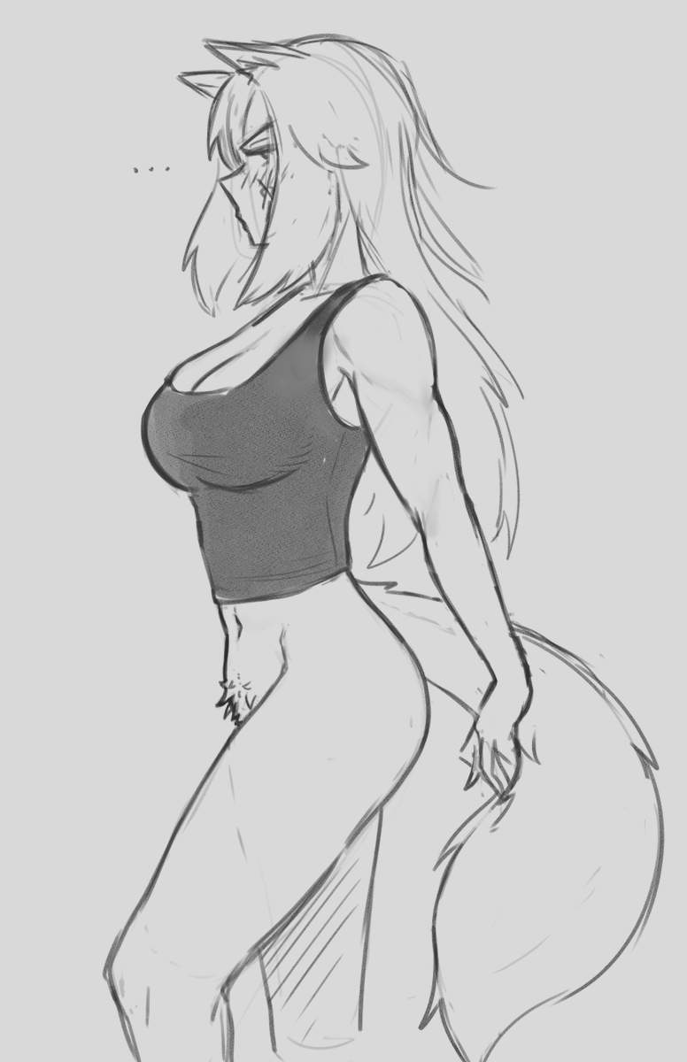 amildbreeze's tweet photo. just a warmup sketch but I kinda liked the expression https://t.co/Ge1rKbI3am