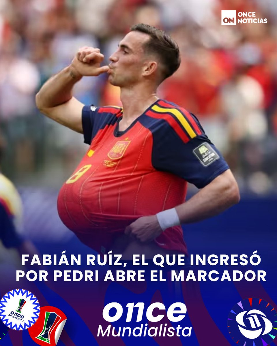 canal11hn's tweet photo. #OnceMundialista ¡GOOOOOOOOOOOOOOOOOOOOOOL!
🕰️ 30´ FABIÁN RUÍZ abre el marcador en una espectacular jugada colectiva
⚽🇪🇸1🆚0🇧🇪
#MINaMIN
https://t.co/fAuAgpSFYA https://t.co/BsxjNC6MRn