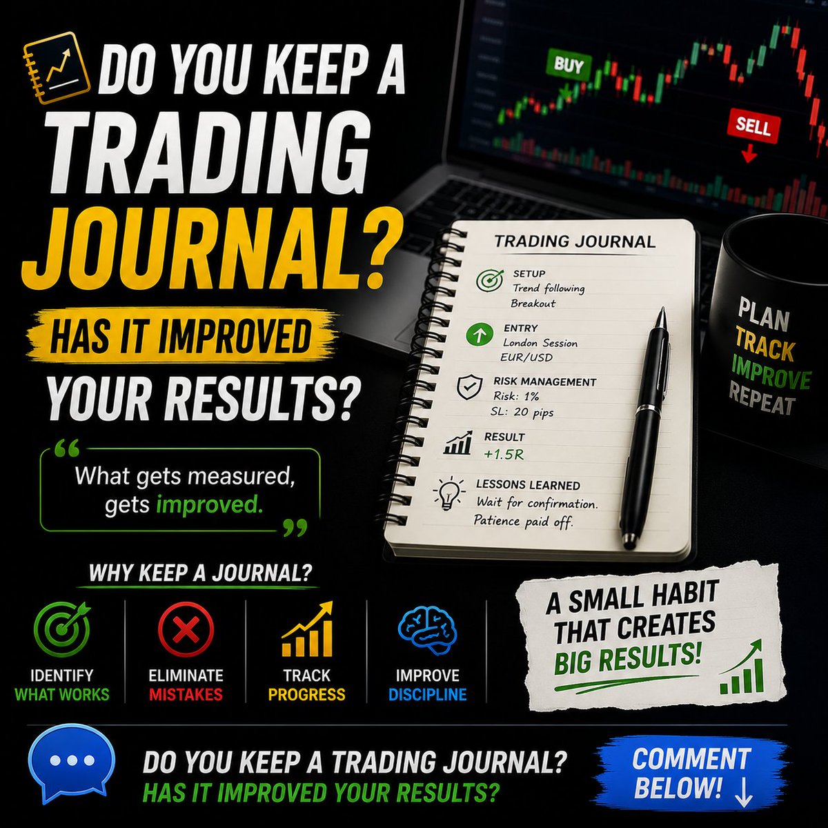 DropTrackerX's tweet photo. 🔥 If you could give one piece of trading advice to beginners, what would it be? 👇
#TradingTips #BeginnerTrader https://t.co/DkKBEFZuJO