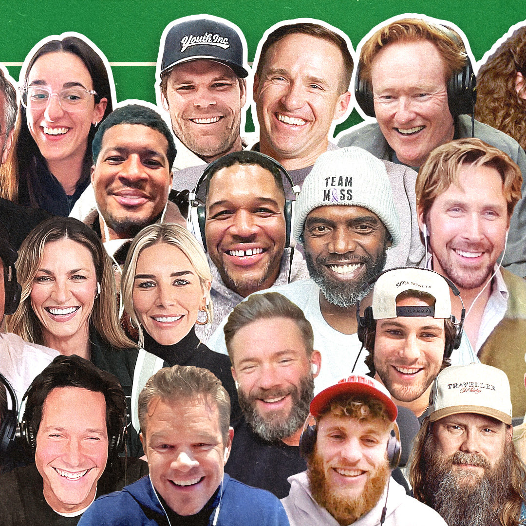 newheightshow's tweet photo. THANK YOU TO OUR INCREDIBLE SEASON 4 GUESTS!!!

- Taylor Swift
- Alex Smith
- Kevin Hart & Rob Riggle
- Jimmy Fallon
- Deion Sanders
- Leonardo Dicaprio & Benicio Del Toro
- The Rock
- Keanu Reeves
- Allen Iverson
- Miles Teller
- Erin Andrews & Charissa Thompson
- George Clooney
- Kylie Kelce
- Paul Rudd
- Caitlin Clark
- Matt Damon
- Jameis Winston
- Greg Olsen
- Michael Strahan
- Julian Edelman
- Cooper Kupp
- Drew Brees
- AJ Barner
- Chris Stapleton
- Randy Moss
- Conan O’Brien
- Ryan Gosling
- Blake Anderson, Adam Devine & Anders Holm
- Jon Hamm
- Jerrod Calhoun
- John Daly
- Jim Nantz
- Troy Aikman
- Charlize Theron
- Jeff Stoutland, Jordan Mailata & Brent Celek
- Blake Griffin
- Rory McIlroy
- Colin Jost
- Tina Fey
- Nate Bargatze
- Caleb Williams
- Will Ferrell
- Alex Morgan & Kelley O’Hara
- Andrew Whitworth & Myles Garrett
- Zach & Julie Ertz
- Johnny Knoxville
- George Kittle
- Prince William
- Tom Brady