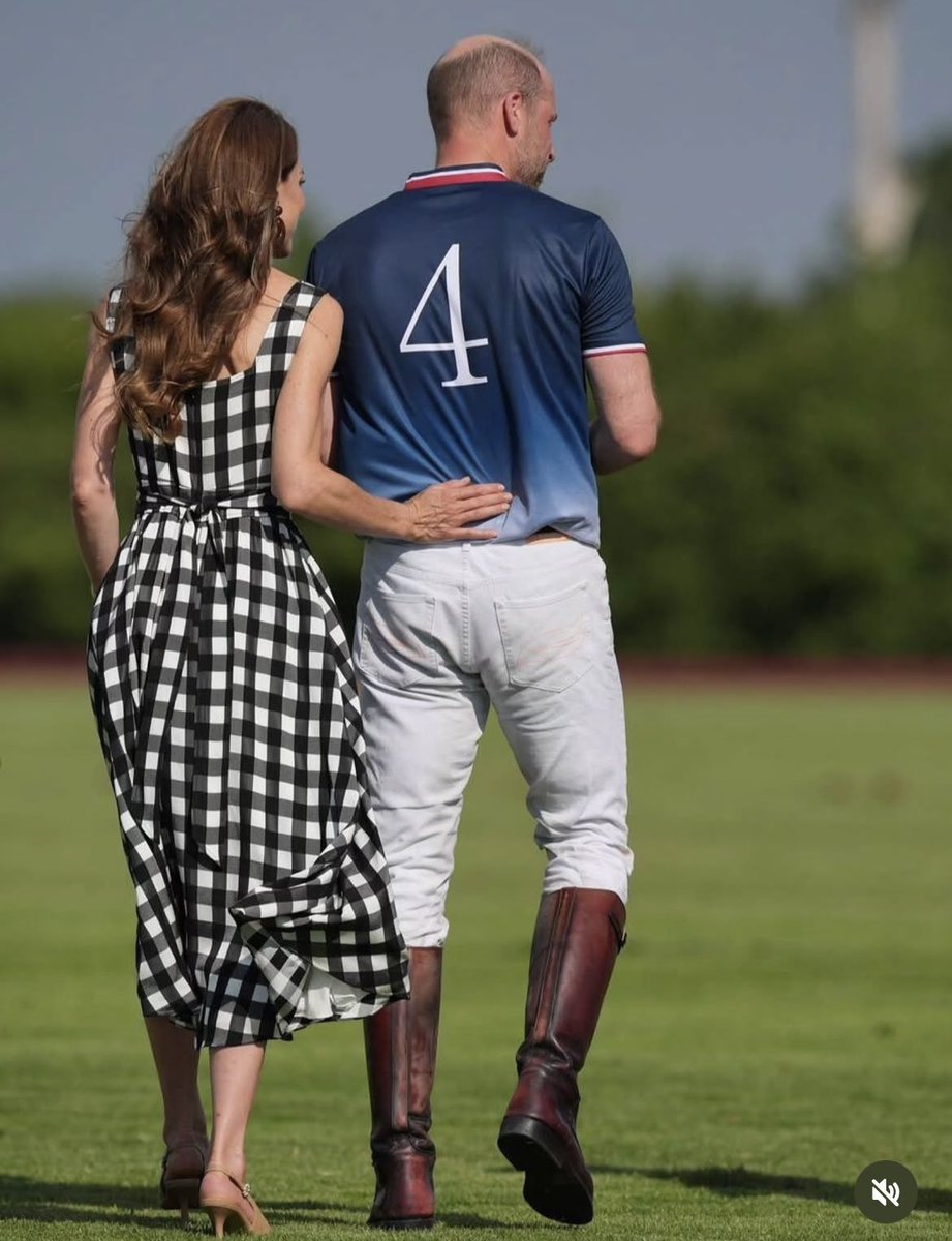 unreMARKLEble's tweet photo. 23 years and still in love. #WilliamandCatherine today at a charity polo match. The #PrinceandPrincessofWales are just such a lovely couple and it’s so nice to see #PrinceWilliam break the cycle and have the life with Catherine he wanted. #PrincessCatherine https://t.co/WAGQpnoVeR