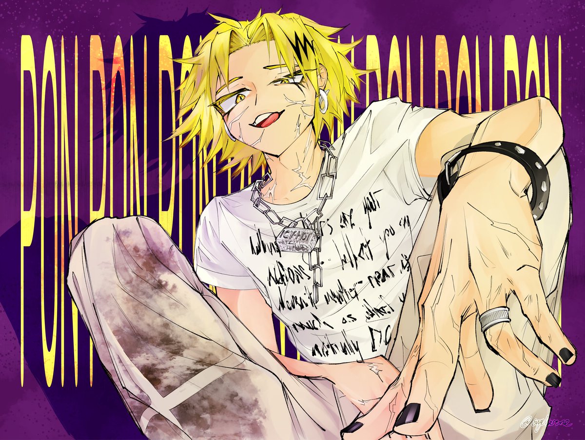 syelserene's tweet photo. Denki Kaminari Rock Band AU! ⚡️🎸
#mha #denki #fanartㅤㅤㅤㅤ https://t.co/sqeGf61ckP