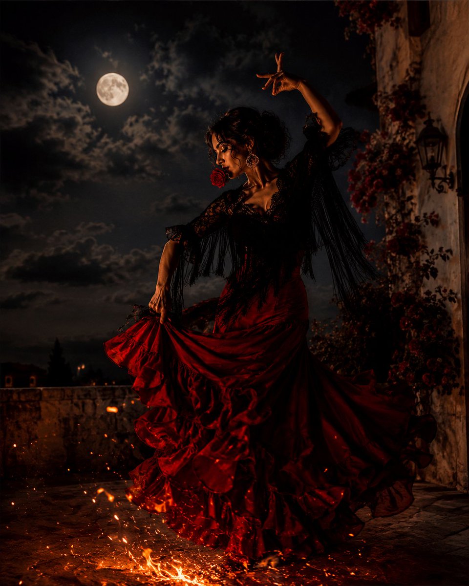 sanjaraic1's tweet photo. #rose at her lips
embers at her feet
the moon kept
her compás
while the night
drew on a crimson shawl

#vss365 #rose #flamenco💃 #micropoetry https://t.co/usv1IZqM3B
