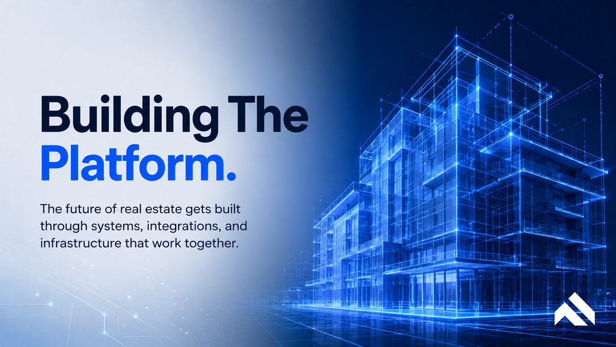TAP_RealEstate's tweet photo. The future of real estate will not be built around one feature or one application.

It will require systems, integrations, data, and infrastructure that work together. TAP Real Estate is focused on building the technology foundation to support a more connected real estate ecosystem over time.

The platform matters because the pieces need to connect.