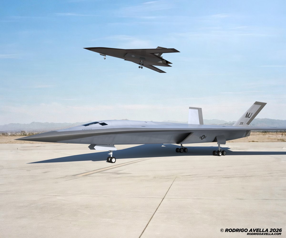 rodrigoavella's tweet photo. Heavy supersonic bomber concept
#B21 #B2 #raider #spirit #B1 #sixthgenerationfighter #fx #faxx #ngad #conceptaircraft #usa #aviation #airforce #usaf #navy #fighter #fighterjet #jet #jetfighter #supersonic #stealth #concept #sixthgeneration #uav #ucav #drone #F47 #Boeing https://t.co/nerhtOJP9F