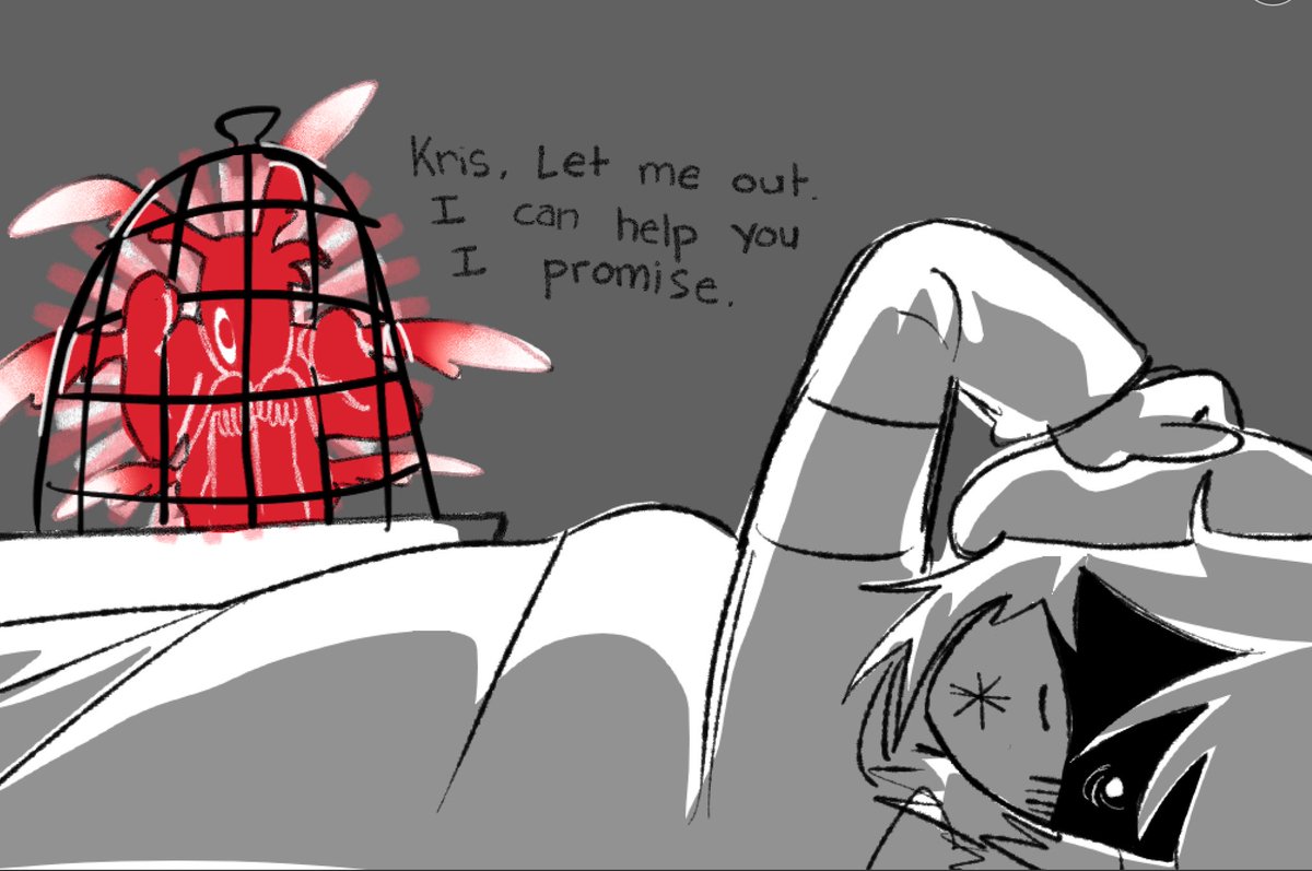 _Alex2O_'s tweet photo. more of the UTDR soul/player guy and the differences between how they treat frisk vs kris https://t.co/yDJi3ZaZi4