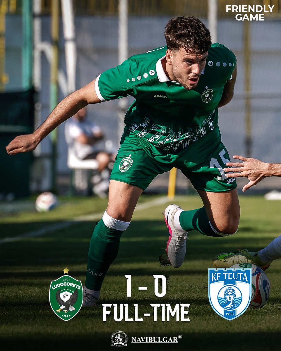 Ludogorets1945's tweet photo. 💪 Full time. Victory for Ludogorets with 1:0

#ludogorets #teuta #ludogoretsteuta https://t.co/cyKLaWjA44