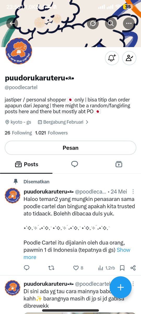 ranzeew's tweet photo. @poodlecartel DONE MINNN HUHU SEMOGA KEPILIH ^____^ https://t.co/SdkyvO7YN9