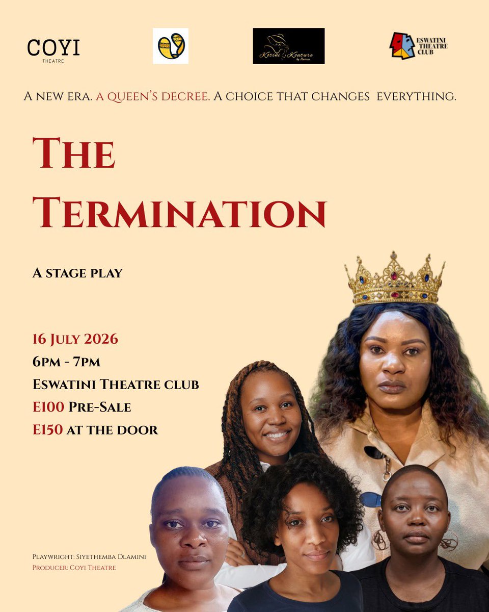 notThemba's tweet photo. Guys please buy tickets for my show happening at Eswatini Theatre Club next Thursday or I’ll cry 🥺🥺https://t.co/ZpftSGRDpZ https://t.co/wTvwB6xScG