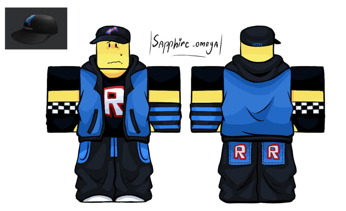 Sapphire_omega_'s tweet photo. My concept skin is for Noob.
Caps are by Roblox .

I hate the skins they make for Noob, I really hate their hair...
They need more masc/androgynous skins. But definitely not fem.

#forsaken #Noob https://t.co/ou3gb3Ttcq