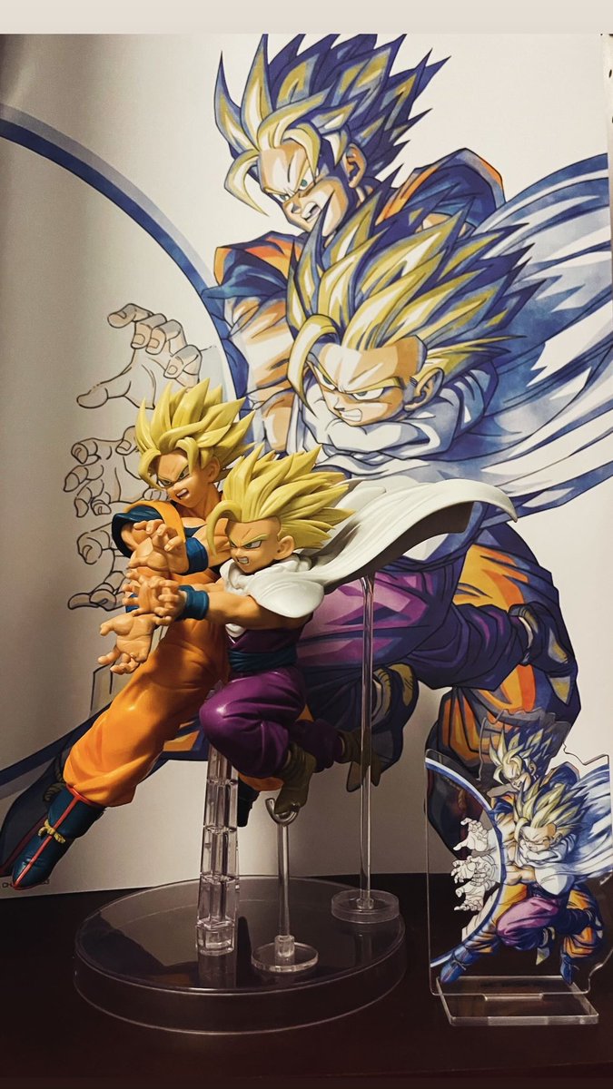 ドラゴンボール 一番くじ‼️狙いだったE賞親子かめはめ波を早速開封し