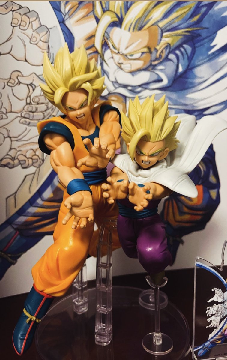 ドラゴンボール 一番くじ‼️狙いだったE賞親子かめはめ波を早速開封し