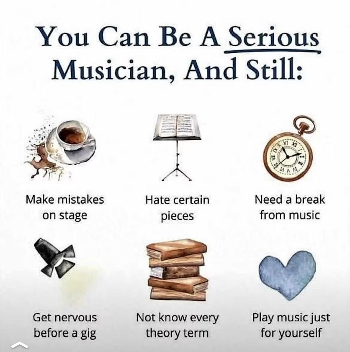 playinglesshurt's tweet photo. Worth reposting! I’ve experienced all of these. #music https://t.co/q47hhsQOw4