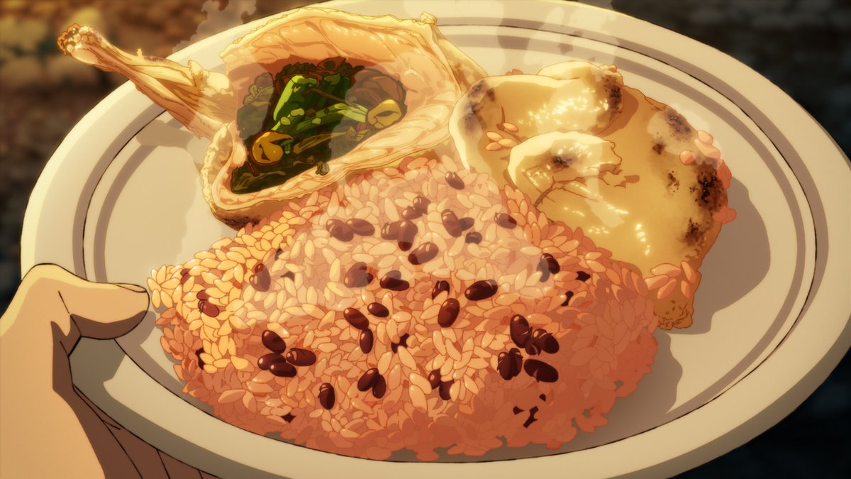 tetsujan1995's tweet photo. 今夏No.1⁉️空腹絶倒必至の
料理バトルTVアニメ『鉄鍋のジャン！』
🧑‍🍳第３話のイチオシ料理はこちら！

秋山特製！
【ムズジュイアンチュン】

観た後の感想は #鉄鍋のジャン で教えてください📱 https://t.co/dnyOGwq45e
