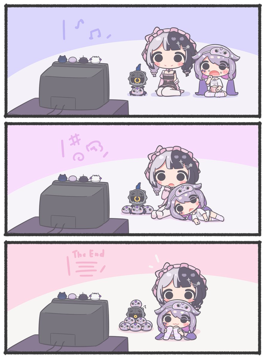 mpien6's tweet photo. "That's a nice movie...When did you get here Biboo?"

#ShiorinSketch #bijouwled https://t.co/RD5jEXX9s2