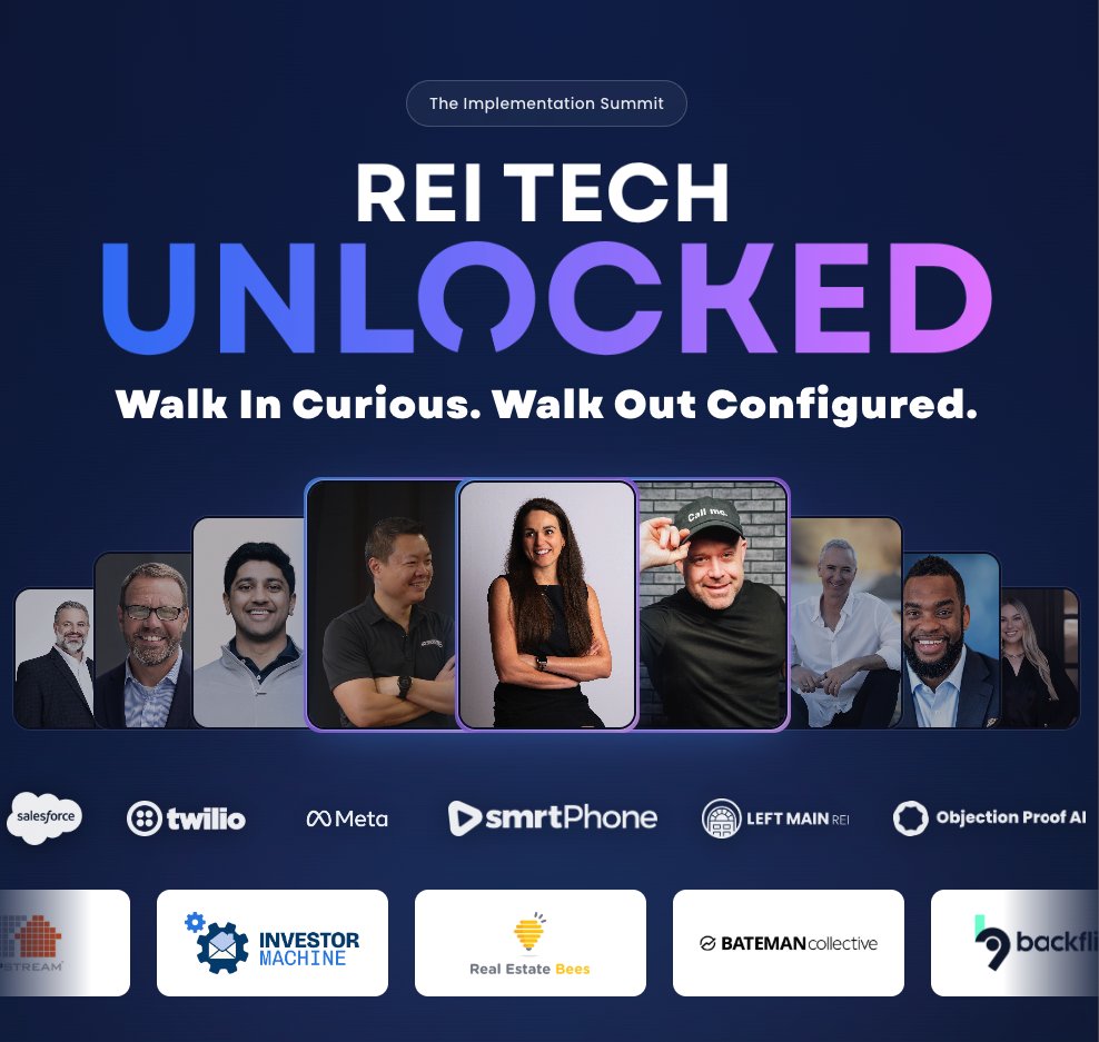 DonetsOleg's tweet photo. My team and I are coming to REI Tech Unlocked event this September in Dallas, TX. Real estate wholesalers and investors (who close at least 3 deals per month) considering attending, I have a huge discount for you! Reach out to me and and I'll get you 50% OFF of your ticket. https://t.co/cb7yntAV61