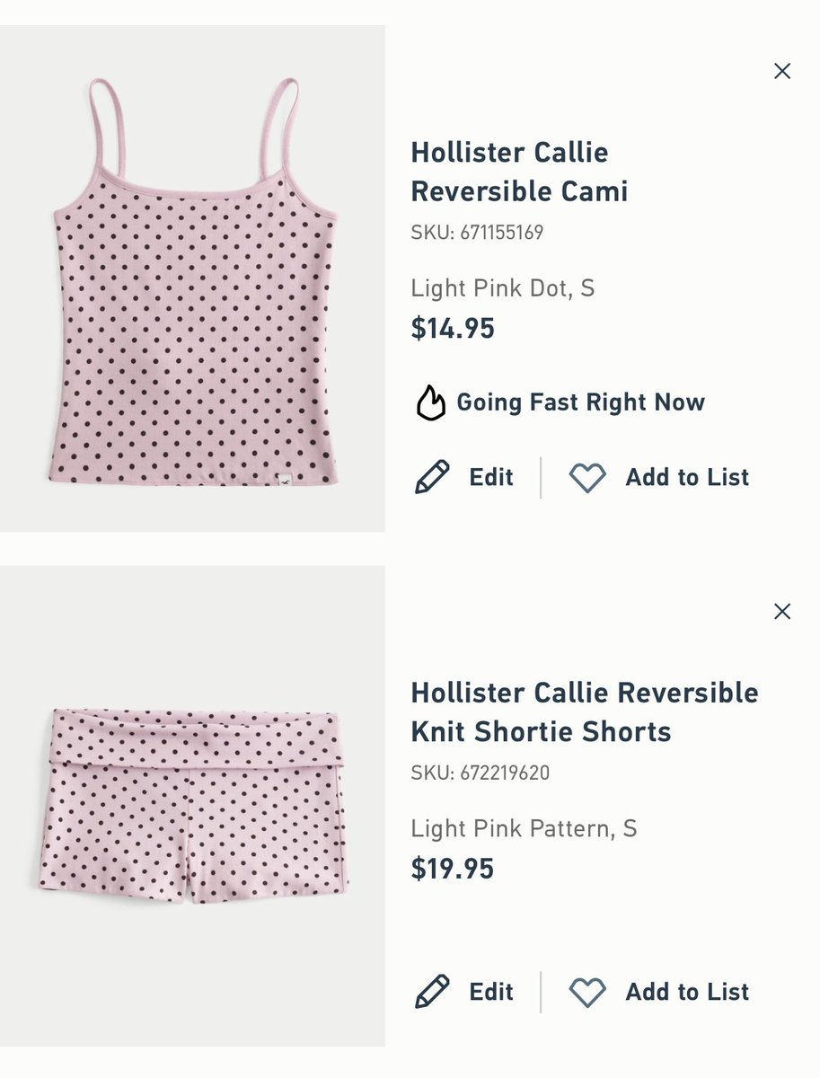 lapafaits's tweet photo. obsessed with this polka dot set from hollister omg 🌸 https://t.co/dD6y8zwkMU