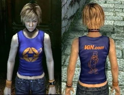 DomainDead's tweet photo. Thinking about the gaming outlet exclusive, PS2-only unlockable costumes for Silent Hill 3 today.

This games sense of Y2K fashion is so underrated. https://t.co/qLw7feX79j