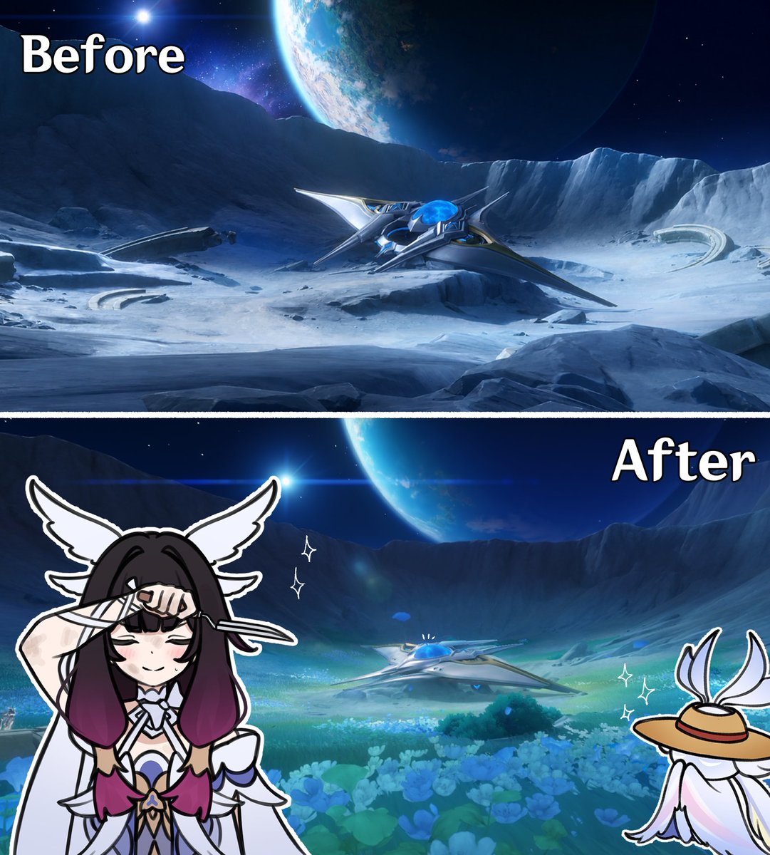 Arutemisu180's tweet photo. Columbina's been busy https://t.co/hGUazmWDQ3