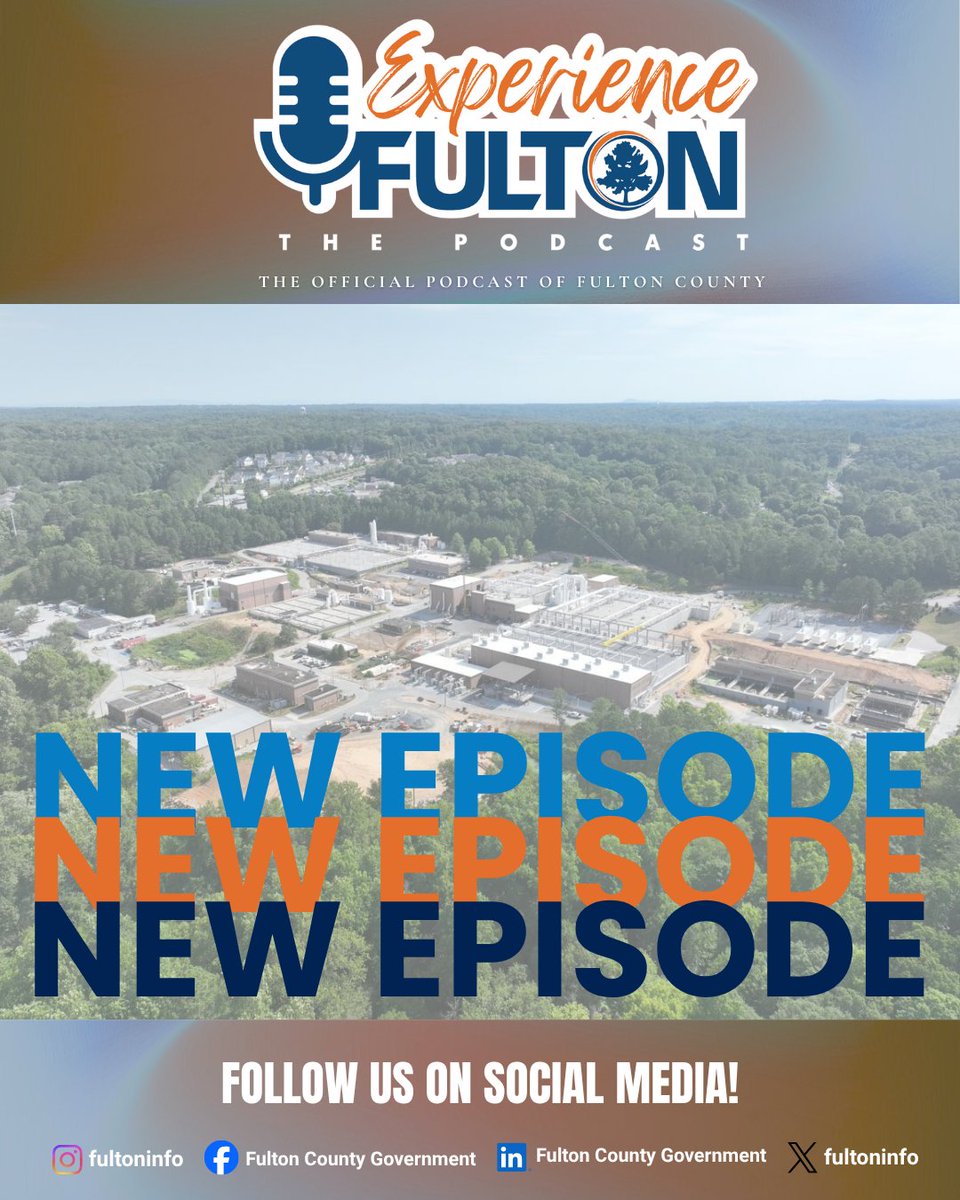 FultonInfo's tweet photo. The Big Creek Water Reclamation Facility earned 8 prestigious awards for excellence and innovation.
Hear the story behind the success on the latest episode of #ExperienceFultonPodcast.
https://t.co/jKbcoy4e9X
#ExperienceFulton #Podcast #PublicWorks https://t.co/1BlDJMWyCg