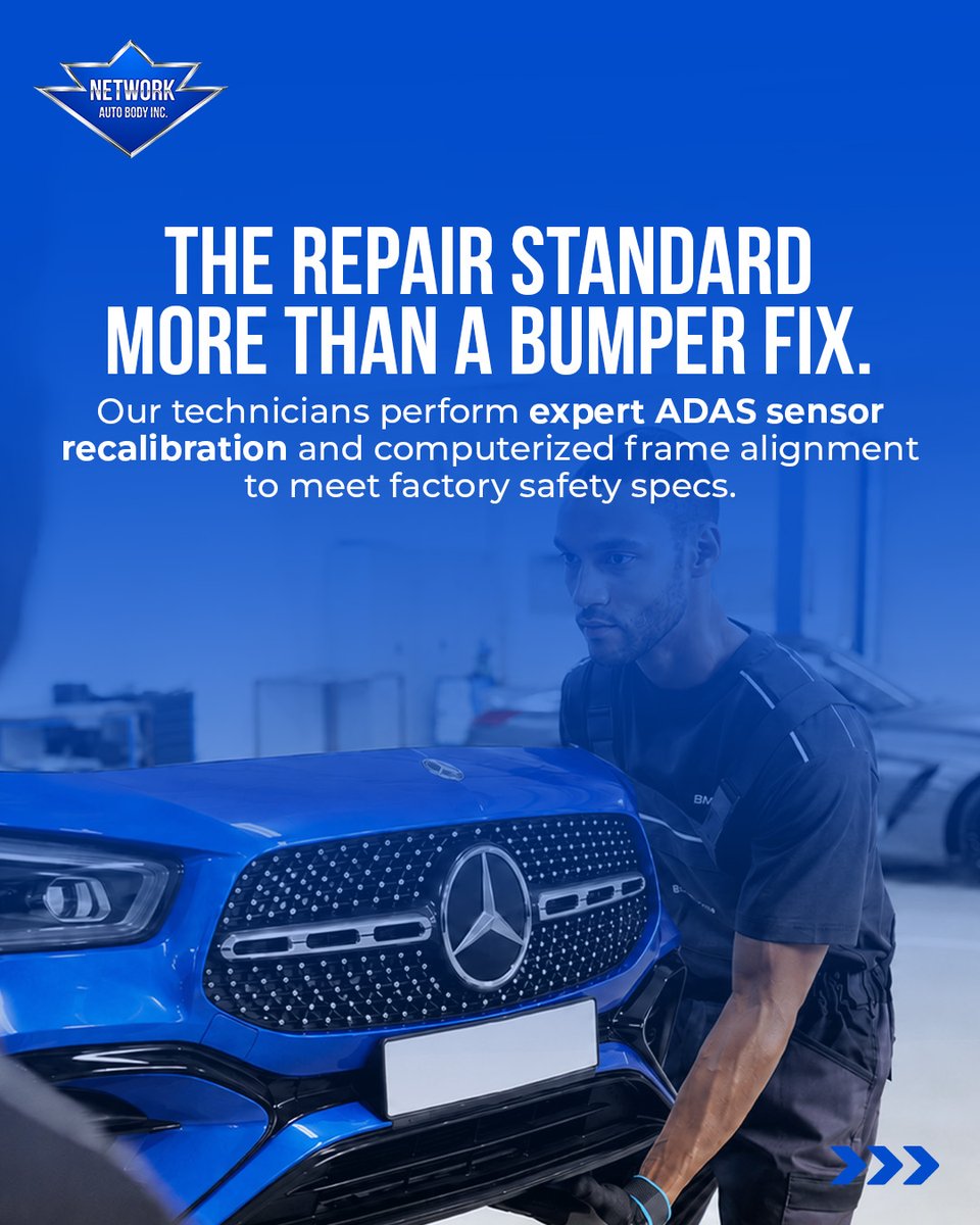NetworkAutoBody's tweet photo. Luxury vehicles deserve more than a quick fix. From structural repairs to paint matching, every detail counts.

Visit https://t.co/mWyQc7tV1P  to start your estimate.

#LuxuryCollision #NetworkAutoBody #ADASRecalibration https://t.co/t8ukq8vox0