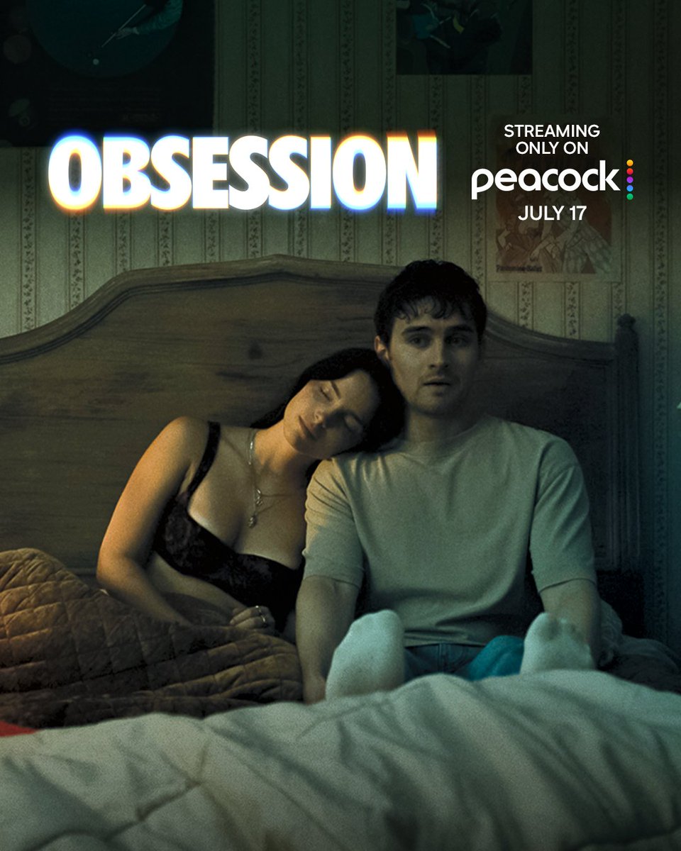 peacock's tweet photo. Be careful what you wish for.

#Obsession arrives July 17 on Peacock. https://t.co/5tA7nYgwmA